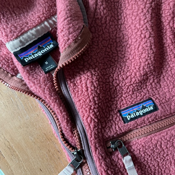 Patagonia Dusty Rose Sherpa Fleece Jacket - Picture 3 of 3